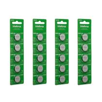 Kit 20 baterias de litio 3v botão cr 2032 intelbras