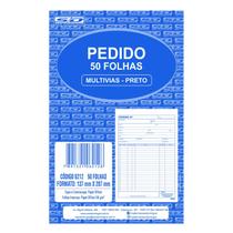 Kit 20 Blocos de Pedido Multivias com 50 Folhas para Controle de Bares e Restaurantes