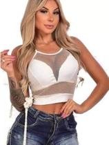 Kit 20 Blusas Cropped Modinha Com Bojo.