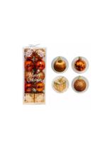 Kit 20 Bolas de Natal Luxo Bolinhas Natal 4cm Coloridas Decoração Enfeite de Arvore de Natal Noel