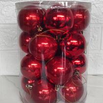 Kit 20 Bolinha Para Arvore De Natal Sortido 6cm