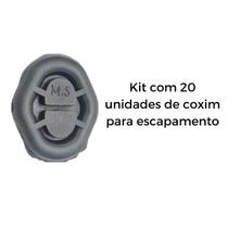 Kit 20 Borracha Coxim Sistema LOGUS SANTANA QUANTUM