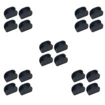 Kit 20 Borrachinhas Trempe Grade Grelha Cooktop Fischer