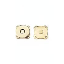 Kit 20 Botões Magnéticos Dourados 14mm - Fecho Elegante Kit 20 Botões Magnéticos Dourados 14mm - Fecho Elegante