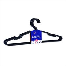 Kit 20 Cabides Adulto Premium 38cm Preto Sustentável Especial Organizador Guarda Roupa