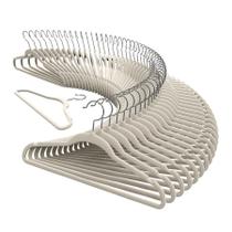 Kit 20 Cabides De Veludo Slim Antideslizante Ultrafinos