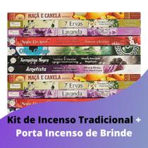 Kit 20 caixas de Incensos Tradicionais Aromas Variados Proteção, Contra Inveja, Amor, Dinheiro, Boa Sorte, Contra Olho - Hadu Esotéricos e Religiosos