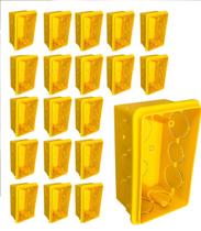 Kit 20 Caixas De Luz 4x2 Reforçada Para Tomada E Interruptor Kit 20 Caixas De Luz 4x2 Reforçada Para Tomada E Interruptor