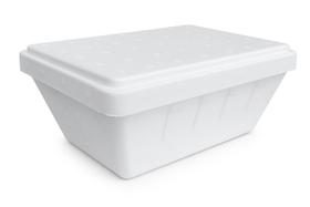 Kit 20 Caixas Isopor Para Sorvete Gelato 0,7 Litro Com Refil