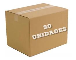 Kit 20 Caixas Papelão Mudança Embalagem Grande 48x37x17 - Squadroni