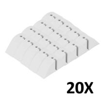 Kit 20 Calço de Telha Ondulada Alta Branco