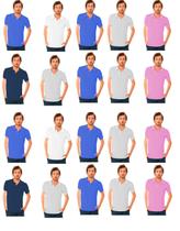 Kit 20 Camisa Polo Moda Social Masculina Lisa Kit 20 Camisa Polo Moda Social Masculina Lisa