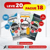 Kit 20 Camisinhas Prudence Efeito Retardante + Sensitive Retardante + Texturizado Retardante