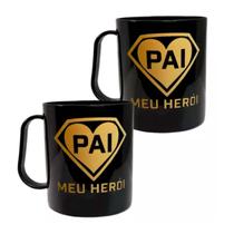 Kit 20 Canecas Personalizadas Pai Meu Herói Dia Dos Pais