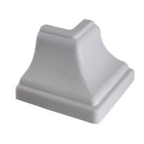 Kit 20 Canto Externo Branco Para Moldura Forro Rodaforro Meia cana Pvc Kit 20 Canto Externo Branco Para Moldura Forro Rodaforro Meia cana Pvc