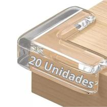 Kit 20 Cantoneiras De Silicone Protetor De Quina Bebê Móveis