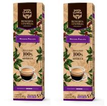 Kit 20 Cápsulas de Café Espresso TRES 3 Corações Reserva da Família Mogiana Paulista Santa Clara Kit 20 Cápsulas de Café Espresso TRES 3 Corações Reserva da Família Mogiana Paulista Santa Clara