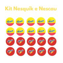 Kit 20 Cápsulas Nescafé Dolce Gusto - 10 Nesquik / 10 Nescau