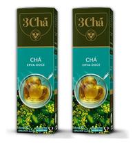 Kit 20 Cápsulas TRES 3Chá de ERVADOCE das 3 Corações, Funcho, Anis Doce, rende 100ml cada Chá