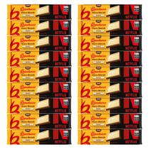 Kit 20 Choco Biscuit Branco Netflix Bauducco 80g