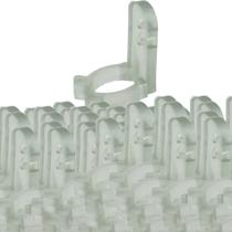 Kit 20 clip de fixacao a14 13mm para mangueira de led