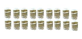 Kit 20 Comedouro Bifurcado Continuo Pássaros Em Geral K-12