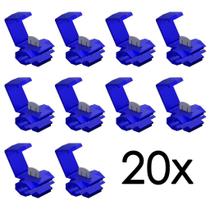 Kit 20 Conector Elétrico 15a /0,75 a 1,5mm Derivação Tigre