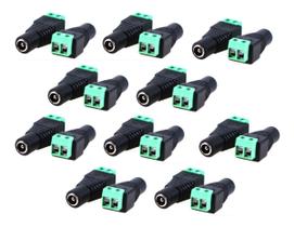 Kit 20 Conectores Cftv Baloon Para Camera Borne