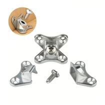 Kit 20 Conectores de Canto para Móveis Removível Tipo Borboleta Liga de Zinco