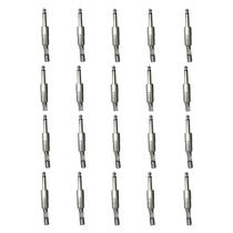 Kit 20 Conectores P10 Macho Linha PLG P10 NINJA - SANTO ANGELO