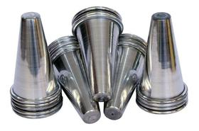 Kit 20 Cones 10cm Para Produção De Pizza Cone Gastrobel