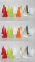 Kit 20 Cones Agilidade 23cm Treino Esportivo Kit 20 Cones Agilidade 23cm Treino Esportivo