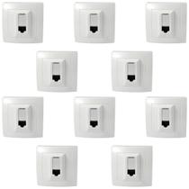 Kit 20 Conjunto Tomada Rede Rj45 Cat5e 8 Fios Pial Legrand Kit 20 Conjunto Tomada Rede Rj45 Cat5e 8 Fios Pial Legrand