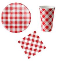 Kit 20 Convidados Pratos Copos Guardanapo Papel Festa Junina Kit 20 Convidados Pratos Copos Guardanapo Papel Festa Junina