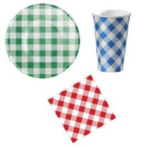 Kit 20 Convidados Pratos Copos Guardanapos Papel Festa Junina Misto Kit 20 Convidados Pratos Copos Guardanapos Papel Festa Junina Misto