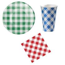 Kit 20 Convidados Pratos Copos Papel Guardanapo Festa Junina Kit 20 Convidados Pratos Copos Papel Guardanapo Festa Junina