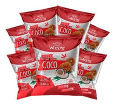 Kit 20 - Cookies C/ Whey Protein Wheyviv Fit 45g Sabor Coco