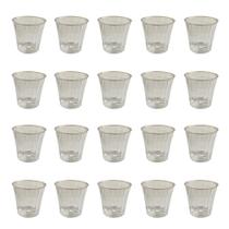 Kit 20 Copos Acrílicos 50ml para Shot, Cachaça, Degustação e Festas Reutilizáveis