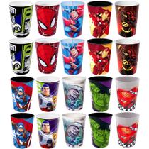Kit 20 Copos Base de Ovo de Páscoa para Meninos Super Heróis