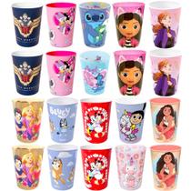 Kit 20 Copos Base Ovo de Páscoa p/ Meninas Princesas e Heroínas Kit 20 Copos Base Ovo de Páscoa p/ Meninas Princesas e Heroínas