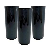 Kit 20 Copos Long Drink 330ml Sólido Preto Personalizáveis p/ Festas Eventos Aniversários Casamentos Kit 20 Copos Long Drink 330ml Sólido Preto Personalizáveis p/ Festas Eventos Aniversários Casamentos