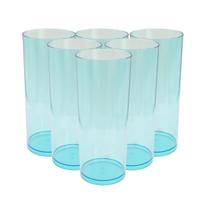 Kit 20 Copos Long Drink Colorido De Acrílico 330ml Colors Premium Alta Reutilizável Resistência