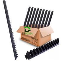 KIT 20 Cremalheira Gomo de Polipropileno PP para Motor de Portão Deslizante 25cm Total 5m Compatível com Motores ROSSI, PPA, SEG, GAREN, UNISYSTEM