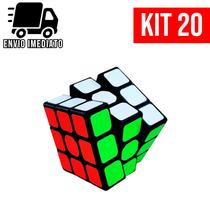 Kit 20 Cubo Mágico 5x5 Grande Brinquedo Quebra Cabeça Infantil Interativo para Criança Adulto - D&F