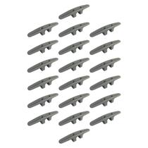 Kit 20 Cunhos ou Amarra Cabo de 6 Pol em Nylon Cor Cinza