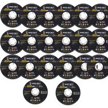 Kit 20 Disco Corte Heavy Dutty 115x1,0x22,2mm