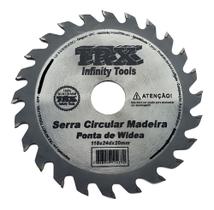 Kit 20 Disco Serra Circular 24 Dentes P/ Madeira 110mm X 20