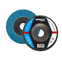 Kit 20 Discos - 5 Discos Flap Grão 60 + 5 Grão 80 + 10 Grão 120 4.1/2 X 7/8