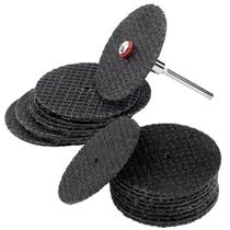 Kit 20 Discos de Corte Reforçado 32mm e Haste Micro Retífica Kit 20 Discos de Corte Reforçado 32mm e Haste Micro Retífica