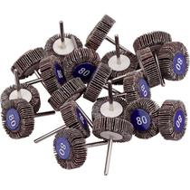 Kit 20 Discos Flap Lixa 32Mm Lamela G80 Para Micro Retíficas Kit 20 Discos Flap Lixa 32Mm Lamela G80 Para Micro Retíficas